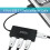 USB 2.0 Hub-Adapter mit 4 Anschlüssen für PC und Laptop 5