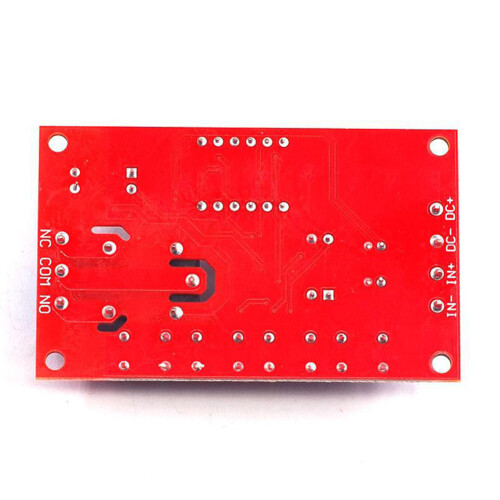 Módulo de relé temporizador digital LED de 12V com interruptor de retardo programável 2