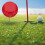 Placa marcadora de tee de golfe dourada com chanfro vermelho, 1 peça 4