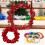 Décorations de Noël suspendues multicolores 7,5 m 2