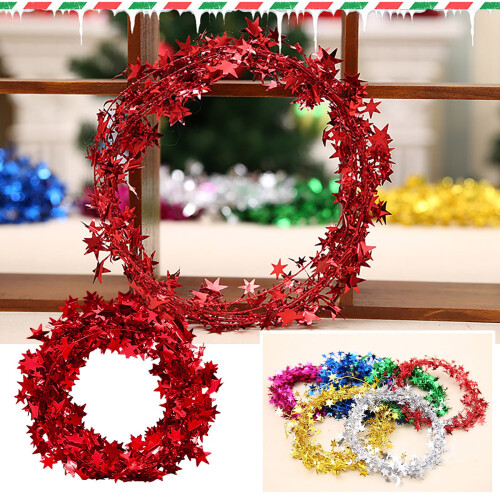 Décorations de Noël suspendues multicolores 7,5 m 1