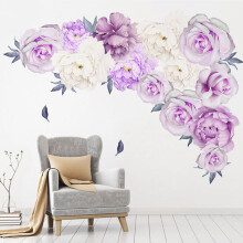 Rose Decals Sticker for Nursery Wall Decor