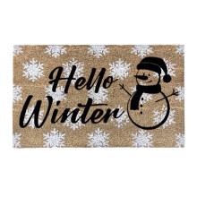 Christmas welcome mat for front door 18x30 inches