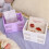 Picnic Basket Foldable 7 Inch Pink Ventilated Portable 6