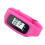 Digital LCD Pedometer Watch with Leather Band 20mm 5