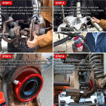 Par de Sellos de Tubo de Eje Delantero y Herramienta de Instalación de Sello Lateral de Eje Interior para Dana 30/44 para   JK JKU YJ TJ