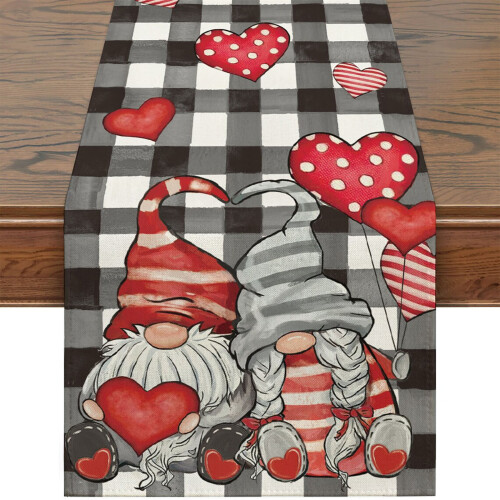 Valentinsdagens bordløper 33 x 18 cm 2