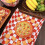 Wax paper sheets red white checkered 12x12 inch 8