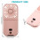Ventilateur portable mini Grusce 3000 mAh 4 vitesses pliable 7