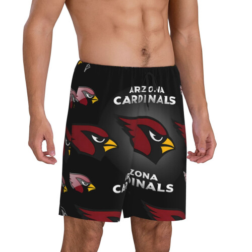 Kurze Herren-Pyjamahose mit Cardinals-Logo 1