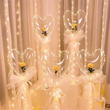 Bouquet de roses lumineux en ballons LED Tarmeek, bouquets à composer soi-même avec des roses pour la Saint-Valentin, un mariage, un anniversaire