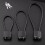 Black Metal Wire Lock Cable 2-Pack for Scooter Cabinet 7