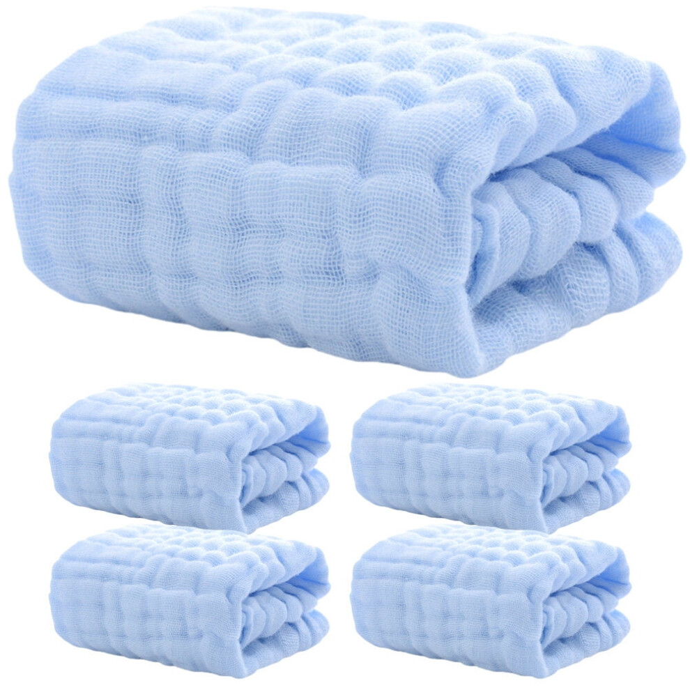Baby washcloths face and burping towel set 5 pcs
