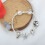 Silver Alloy Beaded Bracelet Large Hole DIY 1 Piece 3