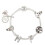 Silver Alloy Beaded Bracelet Large Hole DIY 1 Piece 5