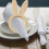 Ronds de serviette lapin de Pâques, décoration de table, 10 pièces 6
