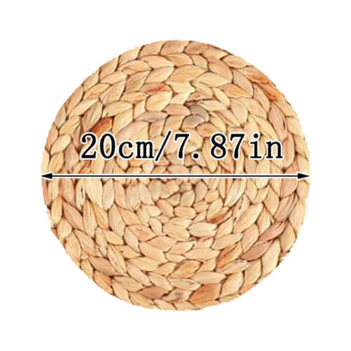 Warmte-isolerende mat van waterhyacint, 12x12 inch 1