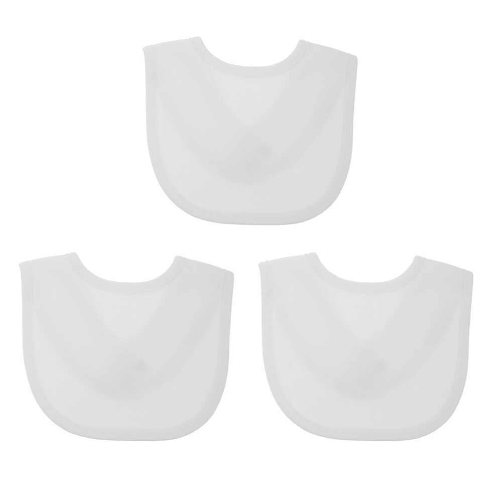 Baby Bibs Double Layer Absorbent Cotton 3 Pcs