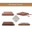 Memory Foam stolehynde firkantet 16x16" sort 2
