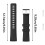 Silicone Sports Watch Band for Men Adjustable 3