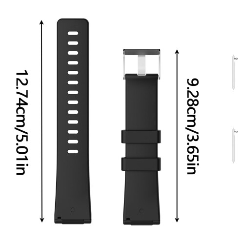 Silicone Sports Watch Band for Men Adjustable 2