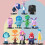 Emotion Characters Figurines PVC Desk Decor Set6Pcs 7