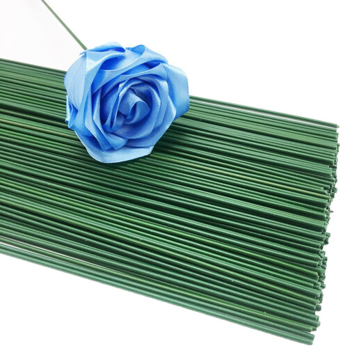 Grüner Blumendraht, 14 Gauge, 200 Stück 1