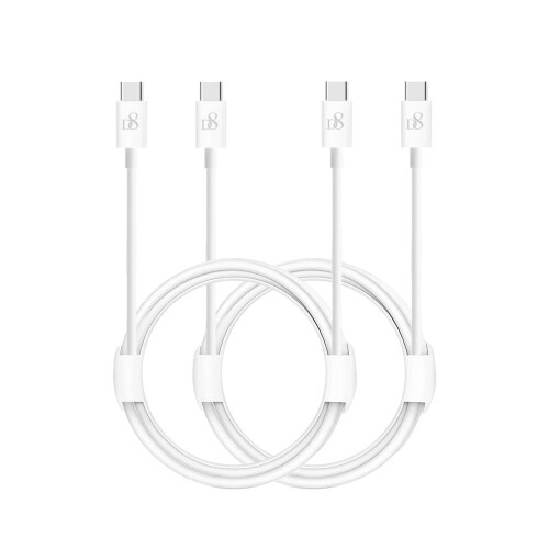 USB-C Cable 3.3 ft, 3A Fast Charging & Data Sync, 2-Pack