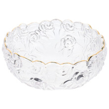 Bol en verre style nordique pour salade et dessert (1 pièce)