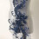 3D-Perlenblumen-Spitzenapplikation, marineblau, 1-teilig 5