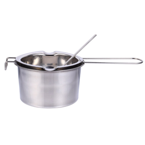 Stainless Steel Cheese Melting Pot Compact 1 Set