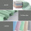 Torchons de nettoyage en microfibre, lot de 5 6