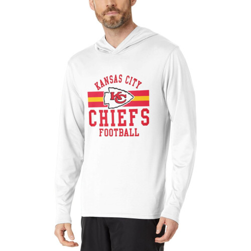 Herren-Langarmshirt mit Kapuze und Chiefs-Logo 1