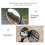 Espelho retrovisor oval ajustável para bicicleta de estrada 3