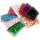 Liathróidí feilte pompoms glitter 1cm 2000pcs il-dhathach 6