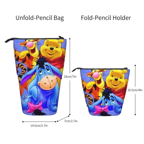 Estojo para lápis com tema do Ursinho Pooh para estudantes, 1 unidade 2