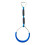 Kids Outdoor Gymnastic Rings Adjustable Durable Set 1