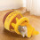 Cama para gato em formato de pote de mel com base antiderrapante e removível. 6