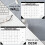 Calendário de mesa/parede 43 x 30 cm (17 x 12 polegadas), 18 meses, de janeiro de 2025 a junho de 2025 7