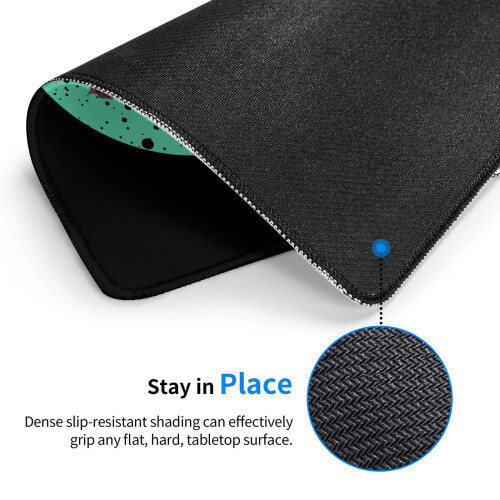 Mousepad de borracha Demon Slayer com design de borda travada 2