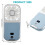 Grusce draagbare mini-handventilator 3000mAh 4 snelheden 7