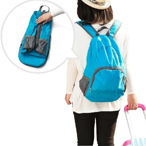 Skládací turistický batoh YIXIGCHEN16L modrý 2