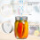 Kit de couvercles de fermentation Grusce pour bocaux à large ouverture (lot de 6) 6