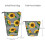 Trousse à crayons à rayures tournesol (1 pièce) 3