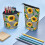 Trousse à crayons à rayures tournesol (1 pièce) 4