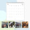 Calendrier Moo Deng Hippopotame Pygmée Mural ou de Table 12 mois 5