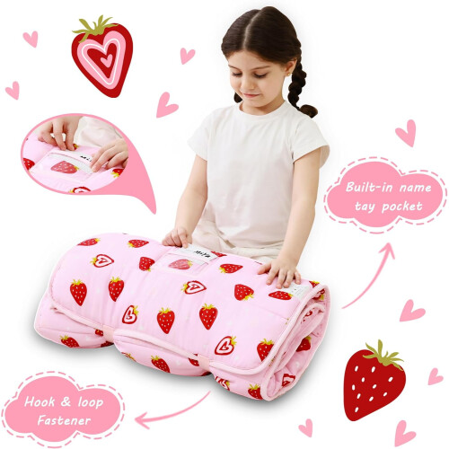 Materassino per la nanna extra large per bambini con cuscino e coperta 2