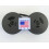 Silk typewriter ribbon for Royal Standard black/red 6