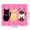 Cat-pattern natural rubber non-slip mousepad rectangle 2
