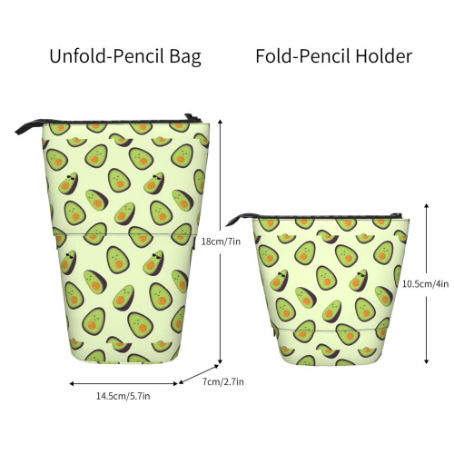 Astuccio per matite con motivo avocado per studenti, 1 pezzo 2